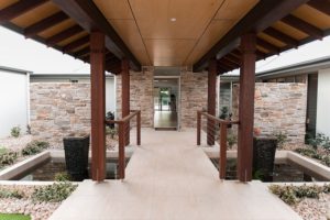 Portico and Walkway